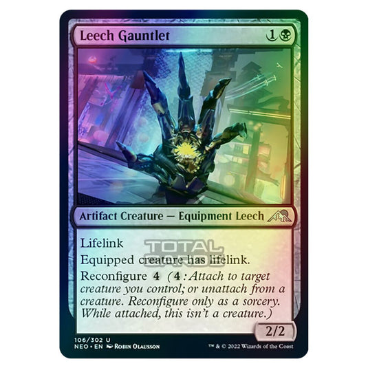 Magic The Gathering - Kamigawa - Neon Dynasty - Leech Gauntlet - 106/302 (Foil)