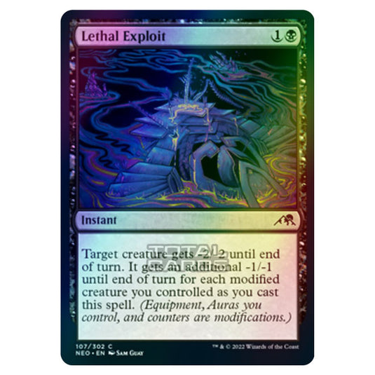 Magic The Gathering - Kamigawa - Neon Dynasty - Lethal Exploit - 107/302 (Foil)