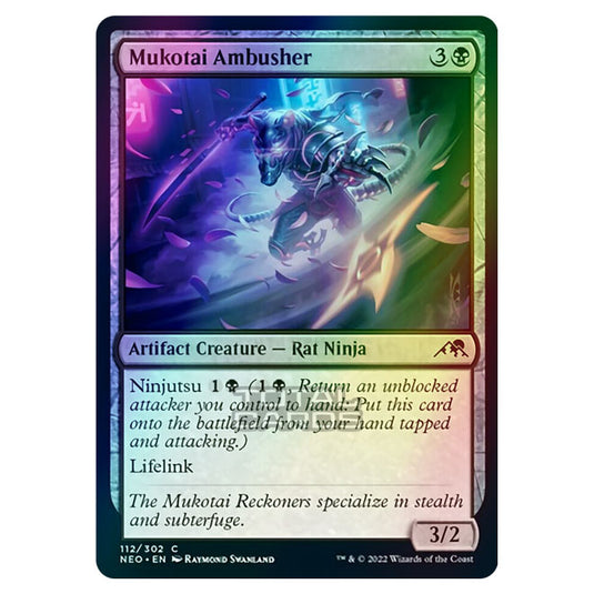 Magic The Gathering - Kamigawa - Neon Dynasty - Mukotai Ambusher - 112/302 (Foil)