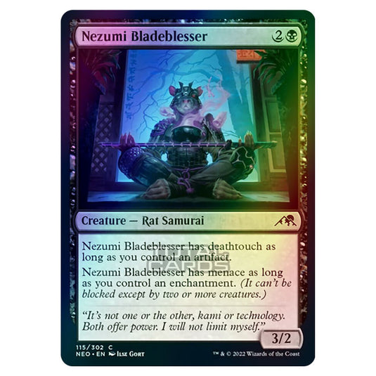 Magic The Gathering - Kamigawa - Neon Dynasty - Nezumi Bladeblesser - 115/302 (Foil)