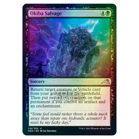 Magic The Gathering - Kamigawa - Neon Dynasty - Okiba Salvage - 118/302 (Foil)