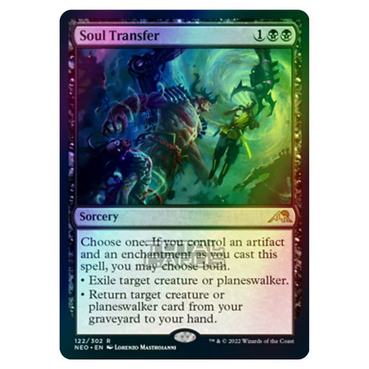 Magic The Gathering - Kamigawa - Neon Dynasty - Soul Transfer - 122/302 (Foil)