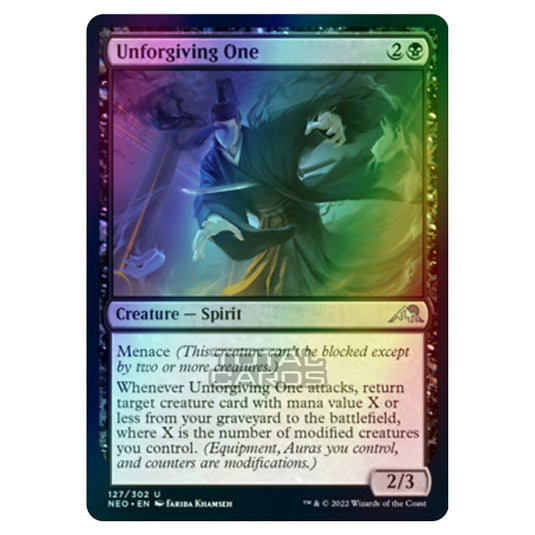 Magic The Gathering - Kamigawa - Neon Dynasty - Unforgiving One - 127/302 (Foil)