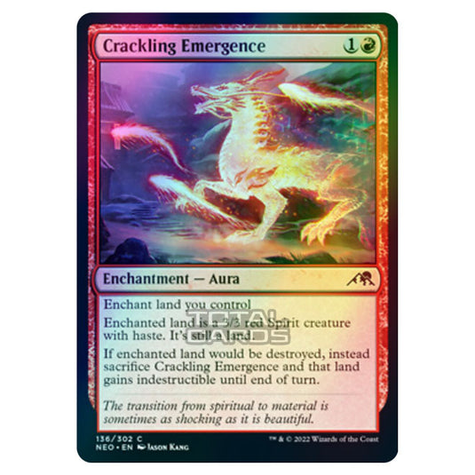 Magic The Gathering - Kamigawa - Neon Dynasty - Crackling Emergence - 136/302 (Foil)