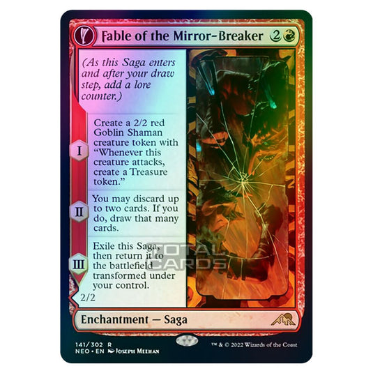 Magic The Gathering - Kamigawa - Neon Dynasty - Fable of the Mirror-Breaker // Reflection of Kiki-Jiki - 141/302 (Foil)