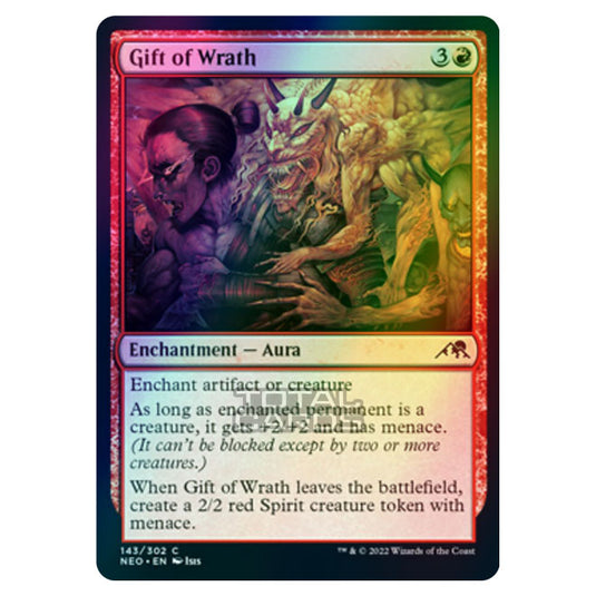 Magic The Gathering - Kamigawa - Neon Dynasty - Gift of Wrath - 143/302 (Foil)