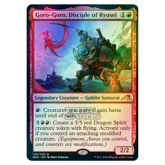 Magic The Gathering - Kamigawa - Neon Dynasty - Goro-Goro, Disciple of Ryusei - 145/302 (Foil)