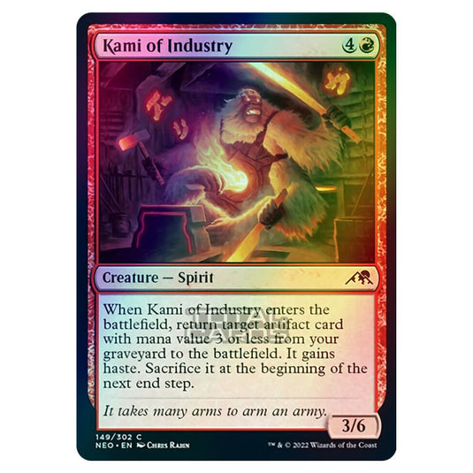 Magic The Gathering - Kamigawa - Neon Dynasty - Kami of Industry - 149/302 (Foil)