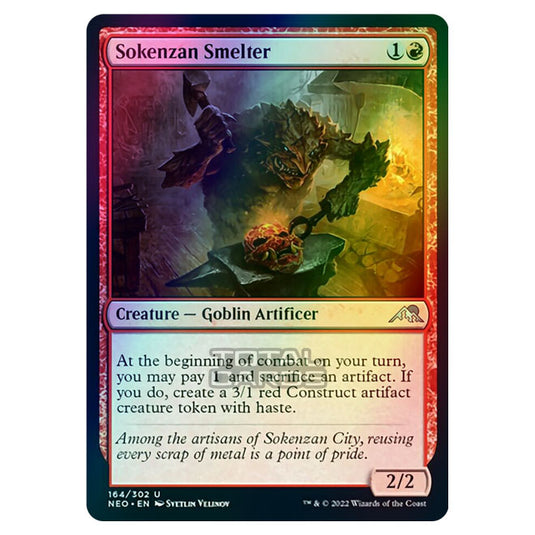 Magic The Gathering - Kamigawa - Neon Dynasty - Sokenzan Smelter - 164/302 (Foil)