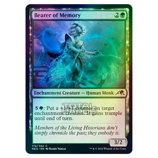 Magic The Gathering - Kamigawa - Neon Dynasty - Bearer of Memory - 174/302 (Foil)