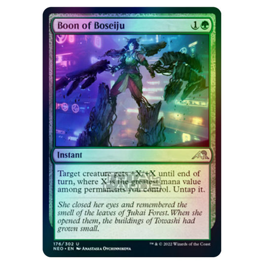 Magic The Gathering - Kamigawa - Neon Dynasty - Boon of Boseiju - 176/302 (Foil)