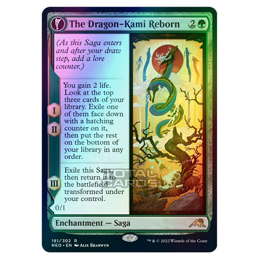 Magic The Gathering - Kamigawa - Neon Dynasty - The Dragon-Kami Reborn // Dragon-Kami's Egg - 181/302 (Foil)