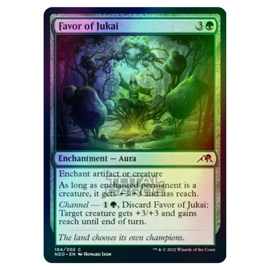 Magic The Gathering - Kamigawa - Neon Dynasty - Favor of Jukai - 184/302 (Foil)