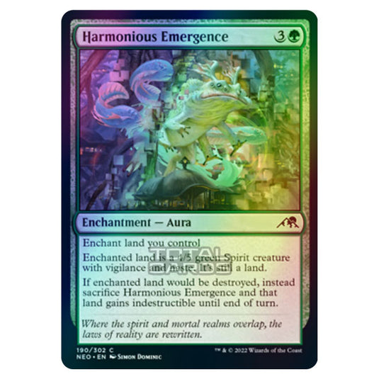 Magic The Gathering - Kamigawa - Neon Dynasty - Harmonious Emergence - 190/302 (Foil)