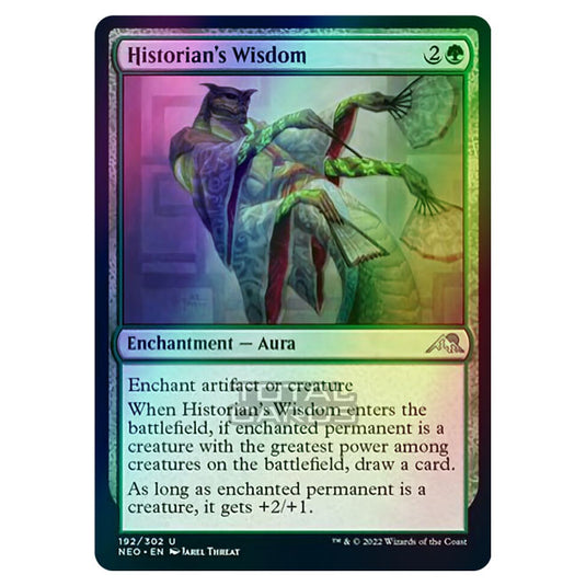 Magic The Gathering - Kamigawa - Neon Dynasty - Historian's Wisdom - 192/302 (Foil)