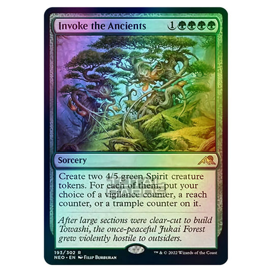 Magic The Gathering - Kamigawa - Neon Dynasty - Invoke the Ancients - 193/302 (Foil)