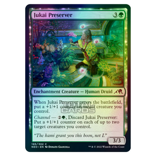 Magic The Gathering - Kamigawa - Neon Dynasty - Jukai Preserver - 195/302 (Foil)