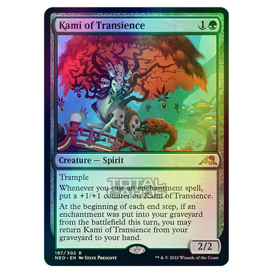 Magic The Gathering - Kamigawa - Neon Dynasty - Kami of Transience - 197/302 (Foil)