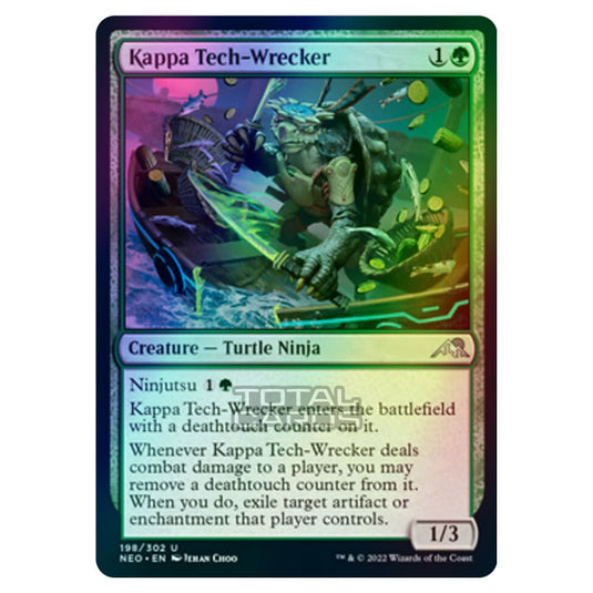 Magic The Gathering - Kamigawa - Neon Dynasty - Kappa Tech-Wrecker - 198/302 (Foil)