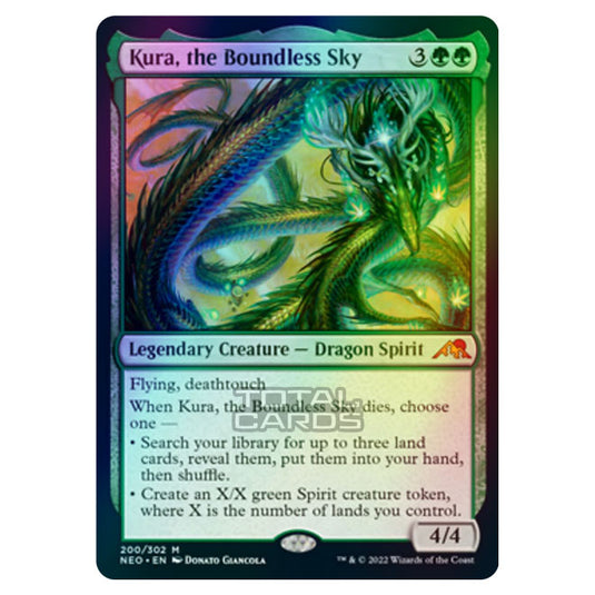 Magic The Gathering - Kamigawa - Neon Dynasty - Kura, the Boundless Sky - 200/302 (Foil)