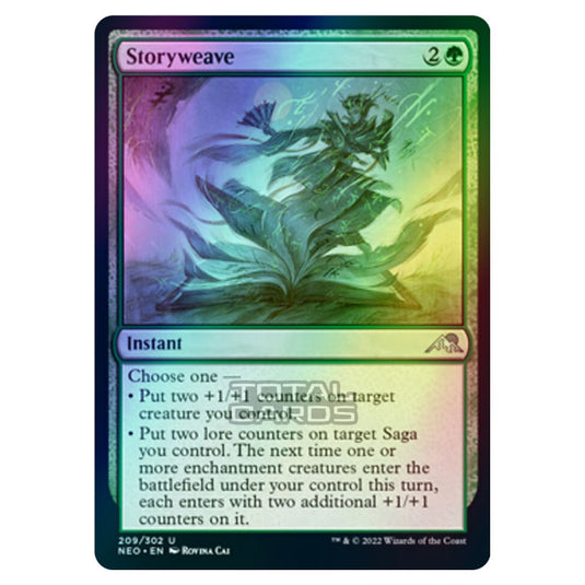 Magic The Gathering - Kamigawa - Neon Dynasty - Storyweave - 209/302 (Foil)