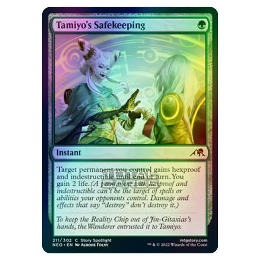 Magic The Gathering - Kamigawa - Neon Dynasty - Tamiyo's Safekeeping - 211/302 (Foil)