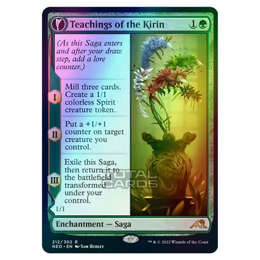 Magic The Gathering - Kamigawa - Neon Dynasty - Teachings of the Kirin // Kirin-Touched Orochi - 212/302 (Foil)