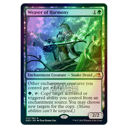 Magic The Gathering - Kamigawa - Neon Dynasty - Weaver of Harmony - 213/302 (Foil)