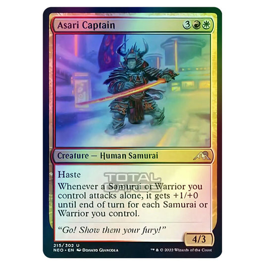 Magic The Gathering - Kamigawa - Neon Dynasty - Asari Captain - 215/302 (Foil)