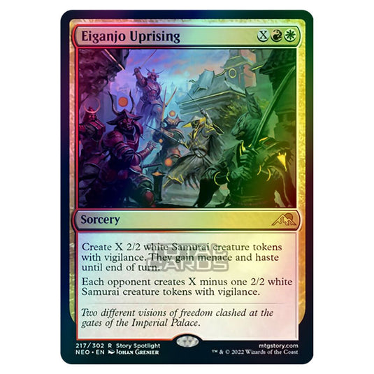 Magic The Gathering - Kamigawa - Neon Dynasty - Eiganjo Uprising - 217/302 (Foil)