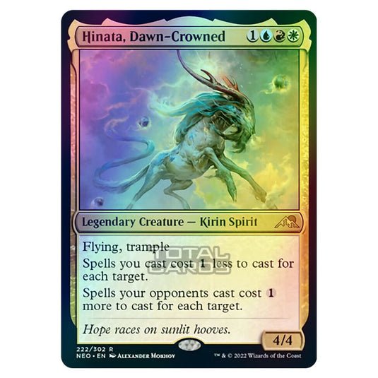 Magic The Gathering - Kamigawa - Neon Dynasty - Hinata, Dawn-Crowned - 222/302 (Foil)