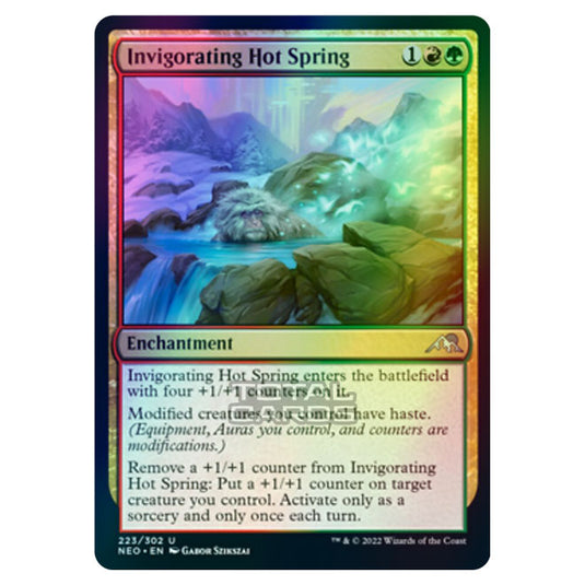 Magic The Gathering - Kamigawa - Neon Dynasty - Invigorating Hot Spring - 223/302 (Foil)