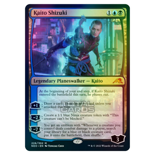 Magic The Gathering - Kamigawa - Neon Dynasty - Kaito Shizuki - 226/302 (Foil)