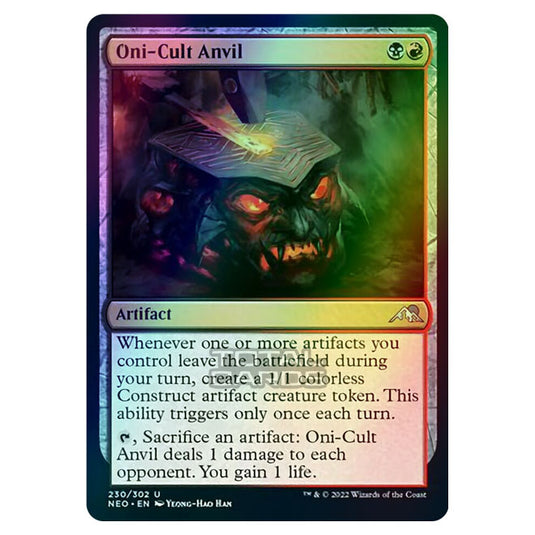 Magic The Gathering - Kamigawa - Neon Dynasty - Oni-Cult Anvil - 230/302 (Foil)