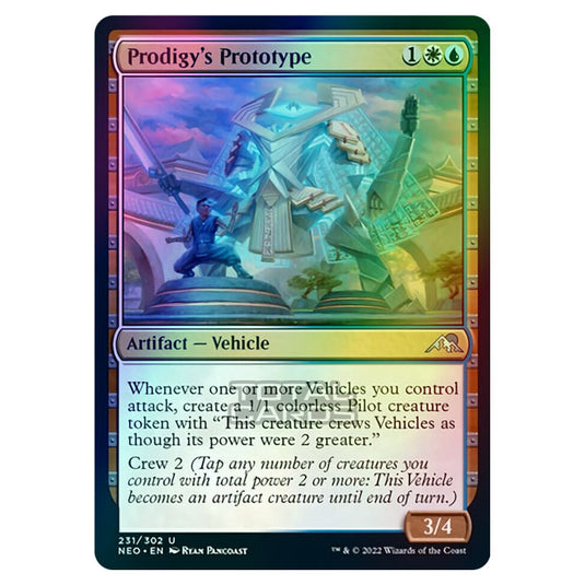 Magic The Gathering - Kamigawa - Neon Dynasty - Prodigy's Prototype - 231/302 (Foil)