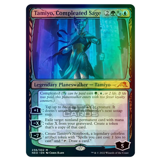 Magic The Gathering - Kamigawa - Neon Dynasty - Tamiyo, Compleated Sage - 238/302 (Foil)