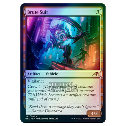 Magic The Gathering - Kamigawa - Neon Dynasty - Brute Suit - 241/302 (Foil)