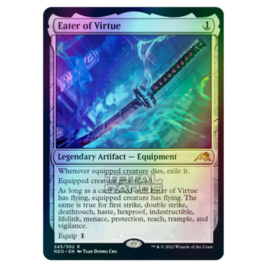 Magic The Gathering - Kamigawa - Neon Dynasty - Eater of Virtue - 245/302 (Foil)