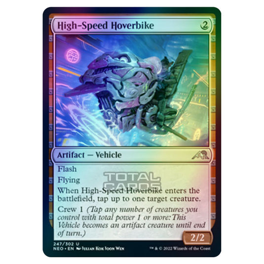 Magic The Gathering - Kamigawa - Neon Dynasty - High-Speed Hoverbike - 247/302 (Foil)