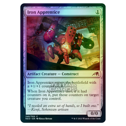 Magic The Gathering - Kamigawa - Neon Dynasty - Iron Apprentice - 248/302 (Foil)