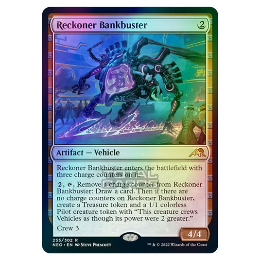 Magic The Gathering - Kamigawa - Neon Dynasty - Reckoner Bankbuster - 255/302 (Foil)