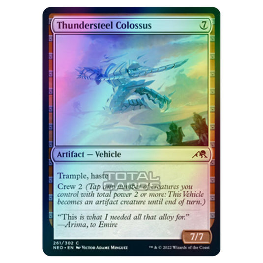 Magic The Gathering - Kamigawa - Neon Dynasty - Thundersteel Colossus - 261/302 (Foil)