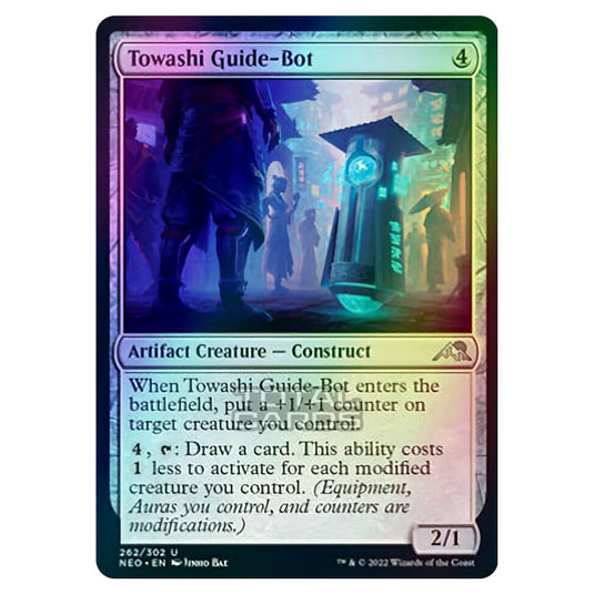 Magic The Gathering - Kamigawa - Neon Dynasty - Towashi Guide-Bot - 262/302 (Foil)