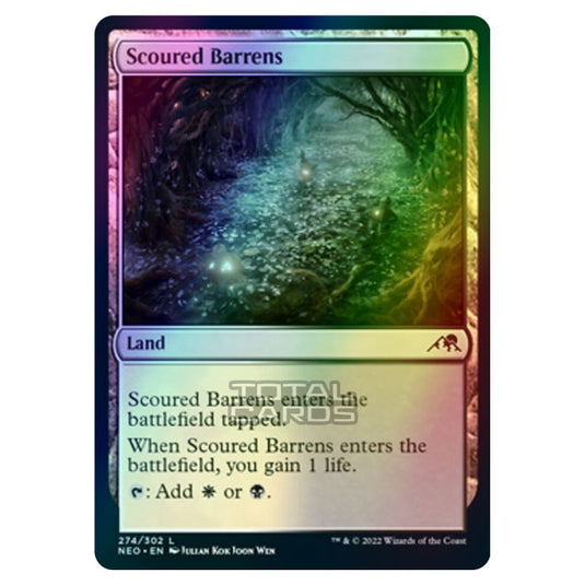 Magic The Gathering - Kamigawa - Neon Dynasty - Scoured Barrens - 274/302 (Foil)