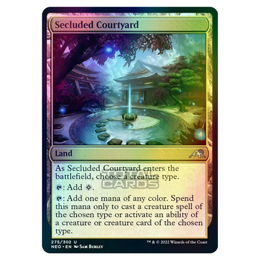 Magic The Gathering - Kamigawa - Neon Dynasty - Secluded Courtyard - 275/302 (Foil)