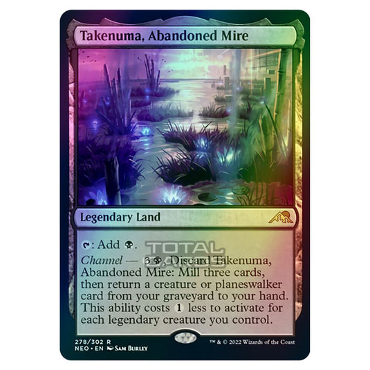 Magic The Gathering - Kamigawa - Neon Dynasty - Takenuma, Abandoned Mire - 278/302 (Foil)