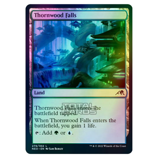 Magic The Gathering - Kamigawa - Neon Dynasty - Thornwood Falls - 279/302 (Foil)