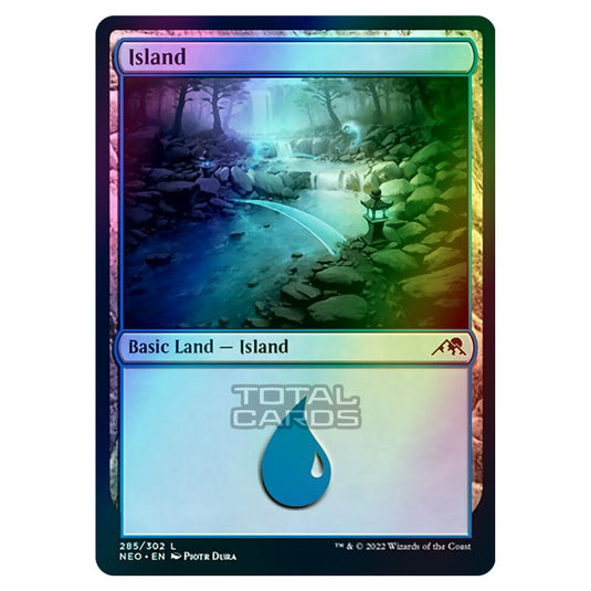 Magic The Gathering - Kamigawa - Neon Dynasty - Island - 285/302 (Foil)