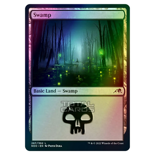 Magic The Gathering - Kamigawa - Neon Dynasty - Swamp - 287/302 (Foil)