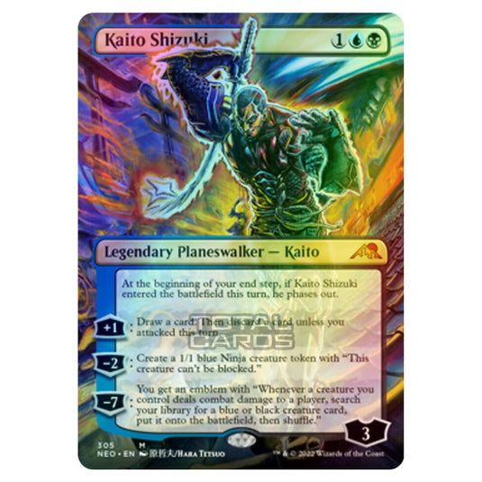 Magic The Gathering - Kamigawa - Neon Dynasty - Kaito Shizuki - 305/302 (Foil)